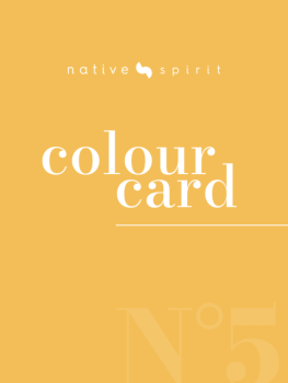 NATIVE SPIRIT COLOR CARD 2025 Color Cards U