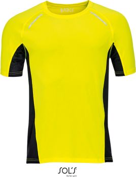 SOL'S | Pánské sportovní tričko Interlock neon yellow XXL