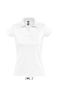 SOL'S PRESCOTT WOMEN - POLO SHIRT White M