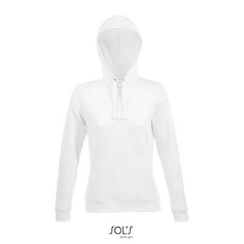 SOL'S SPENCER WOMEN - HOODED SWEATSHIRT White S