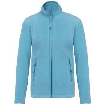 MAUREEN - LADIES' FULL ZIP MICROFLEECE JACKET Cloudy Blue Heather M