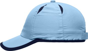 Myrtle Beach | 6 panelová micro-edge sportovní kšiltovka light blue/navy onesize