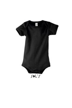 SOL'S BAMBINO - BABY BODYSUIT Black 3/6M