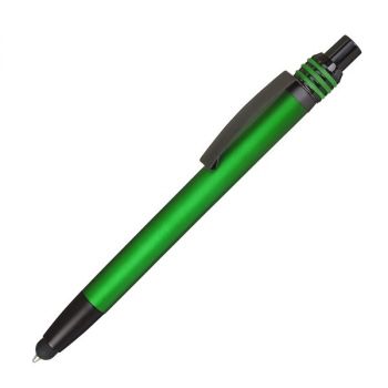 TAMPA kuličkové pero se stylusem,  zelená