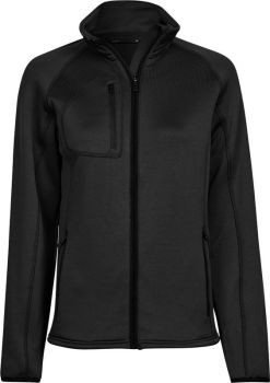 Tee Jays | Dámská elastická fleecová bunda black S