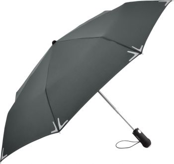 Fare | AOC mini skládací deštník Safebrella® s LED světly grey onesize