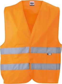 James & Nicholson | Dětská bezpečnostní vesta fluorescent orange onesize