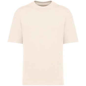 UNISEX ECO-FRIENDLY OVERSIZED FRENCH TERRY T-SHIRT Ivory M