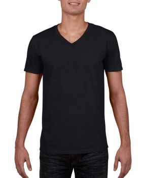 SOFTSTYLE® ADULT V-NECK T-SHIRT Black M