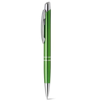 11082. Guľôčkové pero z hliníka Svetlozelená