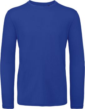 B&C | Pánské tričko s dlouhým rukávem cobalt blue XXL