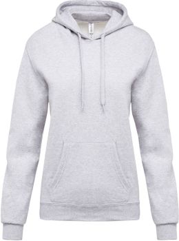 Kariban | Dámská mikina s kapucí ash heather XS
