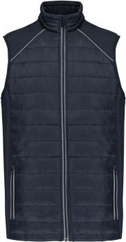 Kariban | Pracovní hybridní vesta "Day-to-Day" navy/silver L