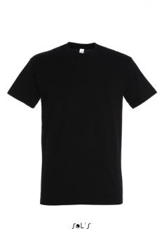 SOL'S IMPERIAL - MEN'S ROUND COLLAR T-SHIRT Deep Black L