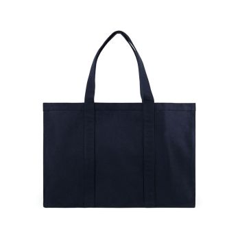 Maxi tote bag VINGA Hilo z recykl. canvas AWARE™ námornícka modrá