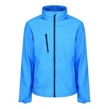 ABLAZE 3 LAYER PRINTABLE SOFTSHELL JACKET French Blue/Navy M