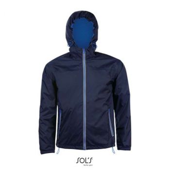 SOL'S SKATE - UNISEX LINED WINDBREAKER Navy/Royal Blue L