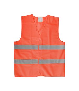 Visibo reflexná vesta safety orange  M