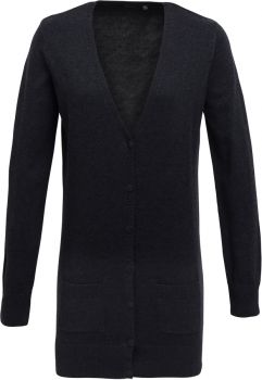 Premier | Dámský cardigan dlouhý charcoal 8_XS