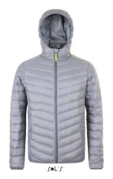 SOL'S RAY MEN - LIGHT HOODED DOWN JACKET Metal Grey L