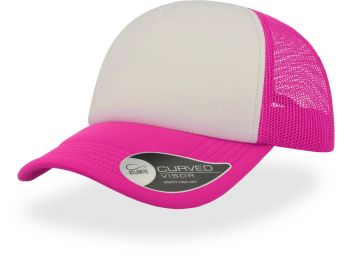 Atlantis | 5 panelová síťovaná kšiltovka fuchsia fluo onesize