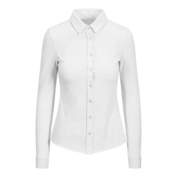 ANNA KNITTED SHIRT White L