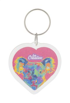 PrintFob Love prívesok na kľúče transparent