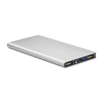 POWERFLAT8 Power banka 8000 mAh matt silver