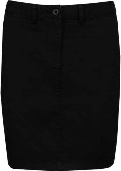 CHINO SKIRT Washed Black 42