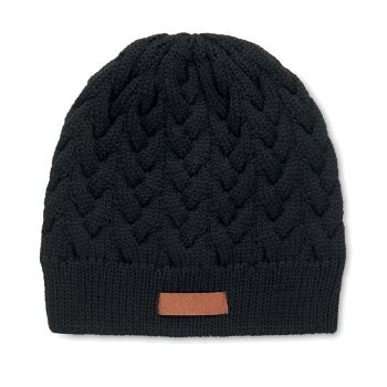 KATMAI Pletená čepice z RPET black