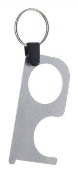 NoTouch Steel hygienický kľúč silver