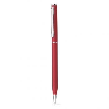 LESLEY METALLIC. Guľôčkové pero z kovu Červená