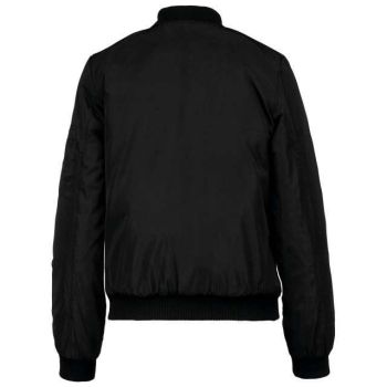 LADIES' BOMBER JACKET Black L