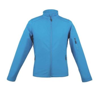 WOMEN’S 3-LAYER SOFTSHELL JACKET Azure Blue M