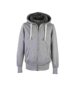 FUR LINED CHUNKY ZOODIE Heather Grey S