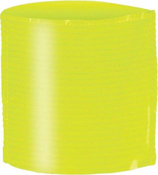 ELASTIC ARMBAND WITH LABEL HOLDER Fluorescent Yellow U