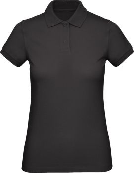 B&C | Dámské piqué polo z bio bavlny black S