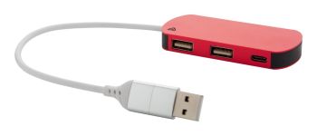 Raluhub USB hub red