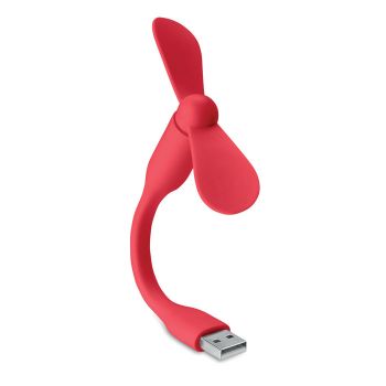 TATSUMAKI Přenosný ventilátor USB red