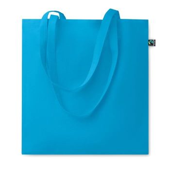 OSOLE COLOUR Fairtrade nákupní taška 140g turquoise