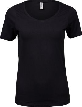 Tee Jays | Dámské elastické tričko black M