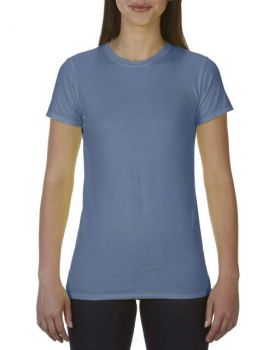LADIES' LIGHTWEIGHT FITTED TEE Blue Jean S