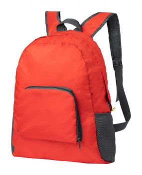 Mendy foldable backpack red