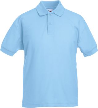 F.O.L. | Dětské piqué polo sky blue 140