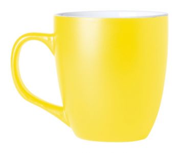 Mabery mug žltá , white