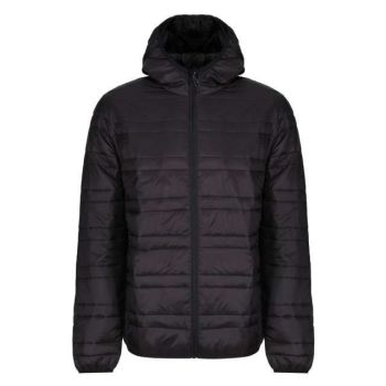 HOODED PACKAWAY FIREDOWN JACKET Black/Black L