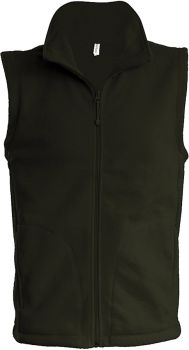 Kariban | Mikrofleecová vesta "Luca" green olive XL