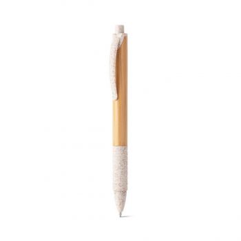 KUMA. Bambusové guľôčkové pero Svetlá prírodná