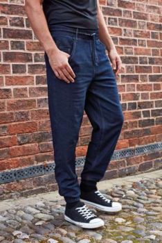 'ARTISAN' CHEF'S JOGGING TROUSERS Indigo Denim M