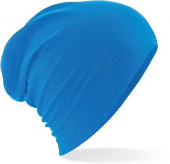 Beechfield | Hemsedal bavlněná slouch čepice sapphire blue onesize